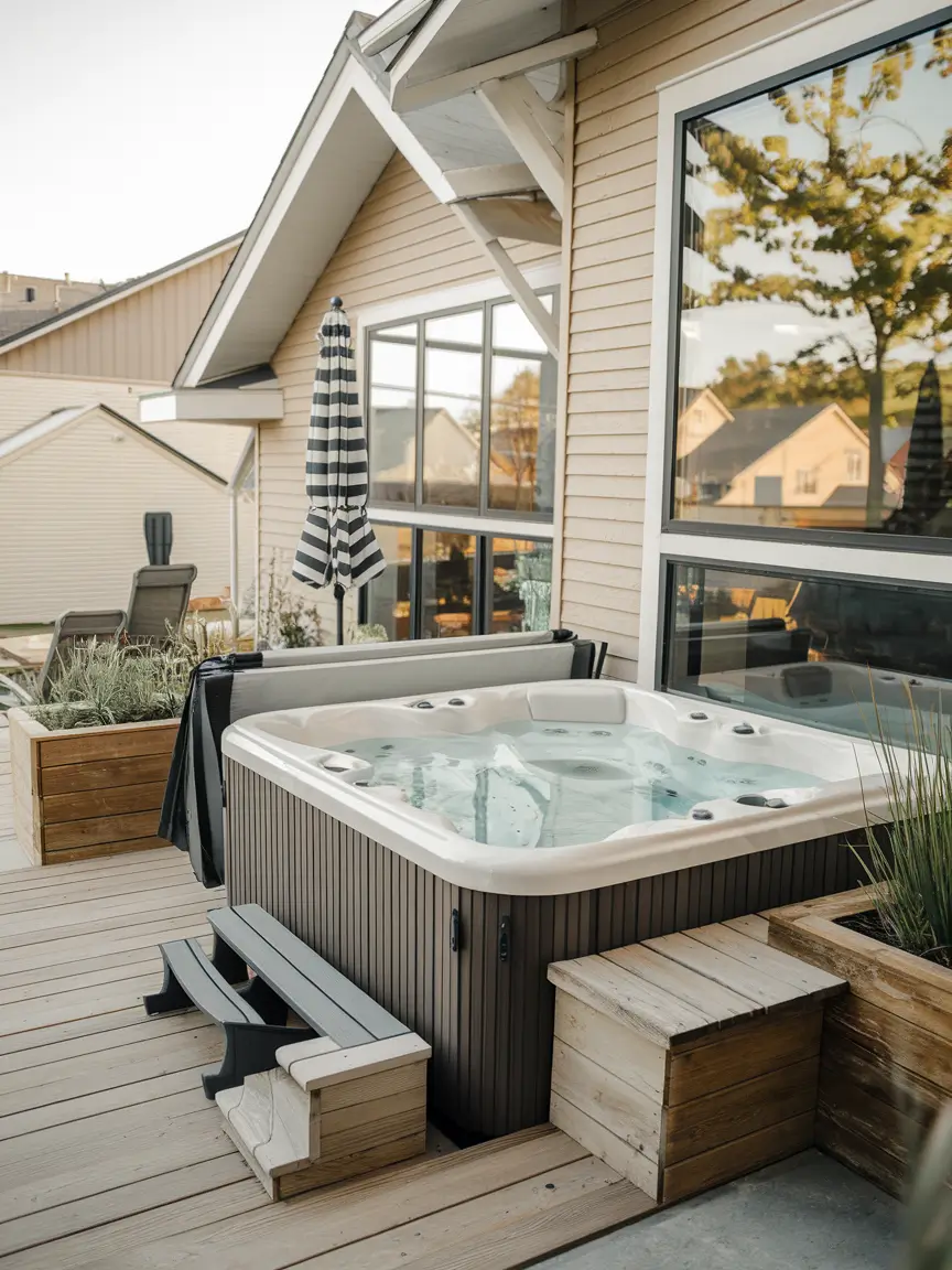 Cold plunge tub for contrast therapy